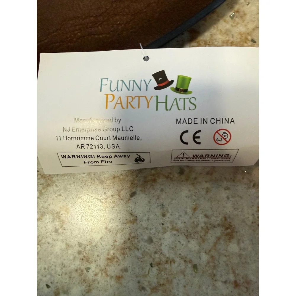 Funny Party Hats 5 Pack Assorted Cowgirl Cowboy Hats Pink Tiara Sheriff Star New